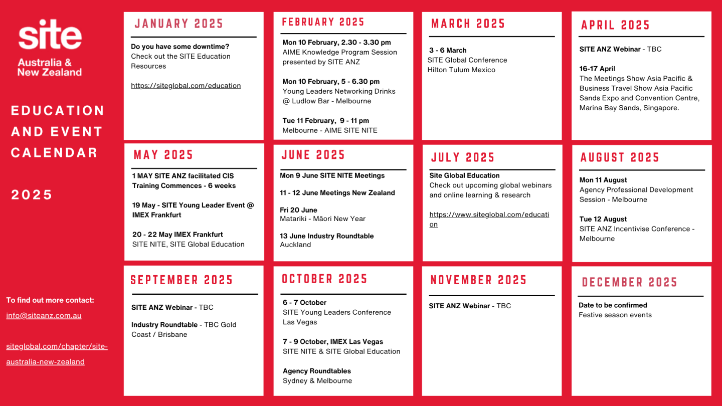 Site Calander July 2025